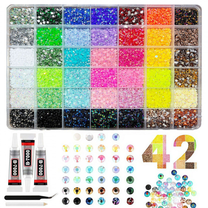 Prism Resin Rhinestone Mega Kit | Mixed Colors (15 to 42 Color Variations)