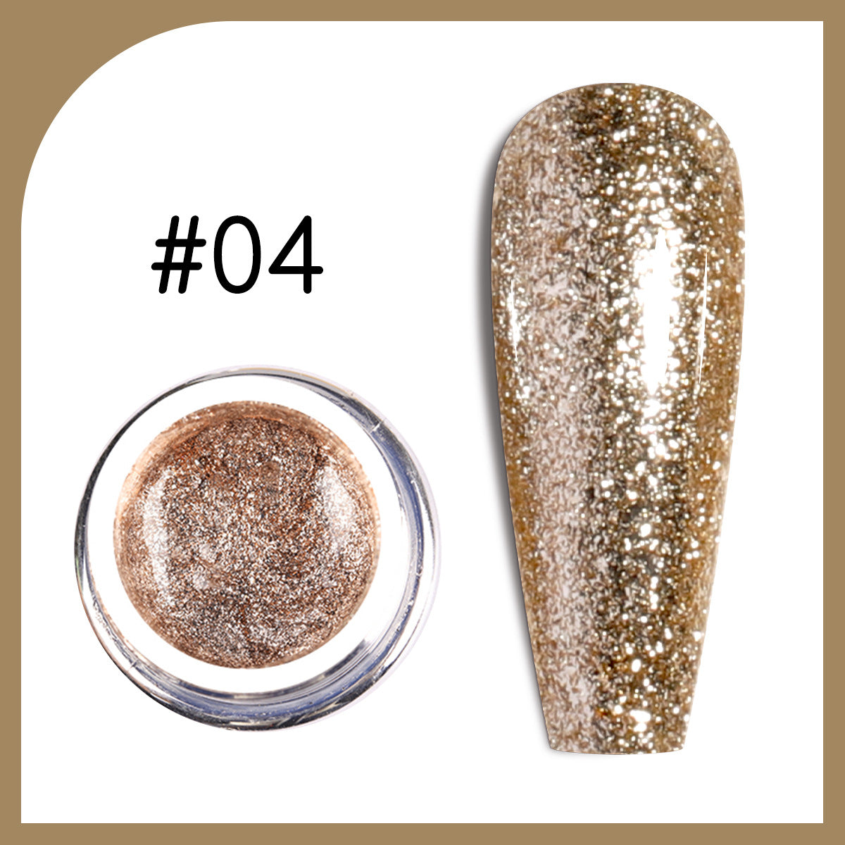 Starlight Platinum Gel | Glitter Gel Collection