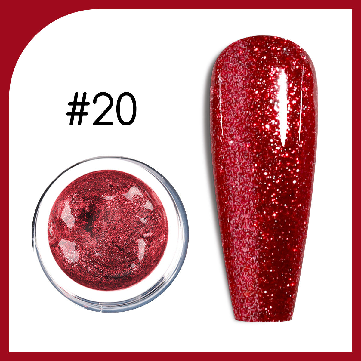 Starlight Platinum Gel | Glitter Gel Collection