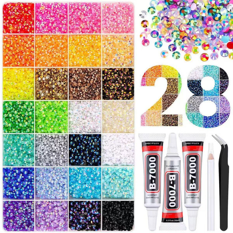 Prism Resin Rhinestone Mega Kit | Mixed Colors (15 to 42 Color Variations)