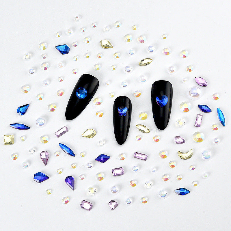 Aura Mixed Embellishment Gem Bags | Shaped Diamonds, Rhinestones & Pearls