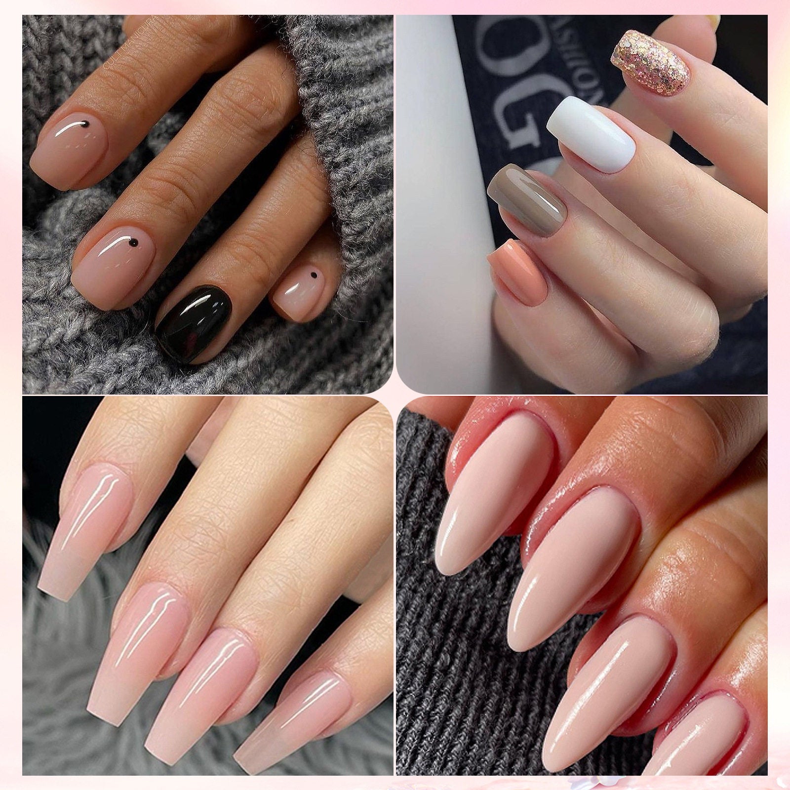 Misscheering Acrylic Nail Starter Kit | Glitter Collection
