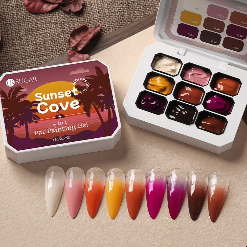 Cosmic Canvas Solid Painting Gel Palette