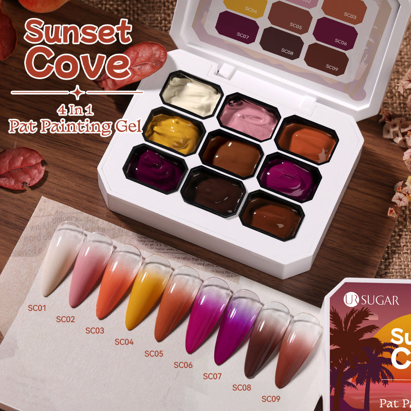Cosmic Canvas Solid Painting Gel Palette