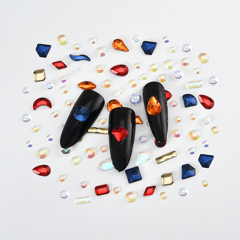 Aura Mixed Embellishment Gem Bags | Shaped Diamonds, Rhinestones & Pearls
