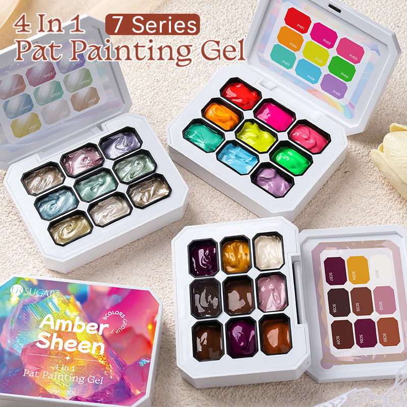 Cosmic Canvas Solid Painting Gel Palette