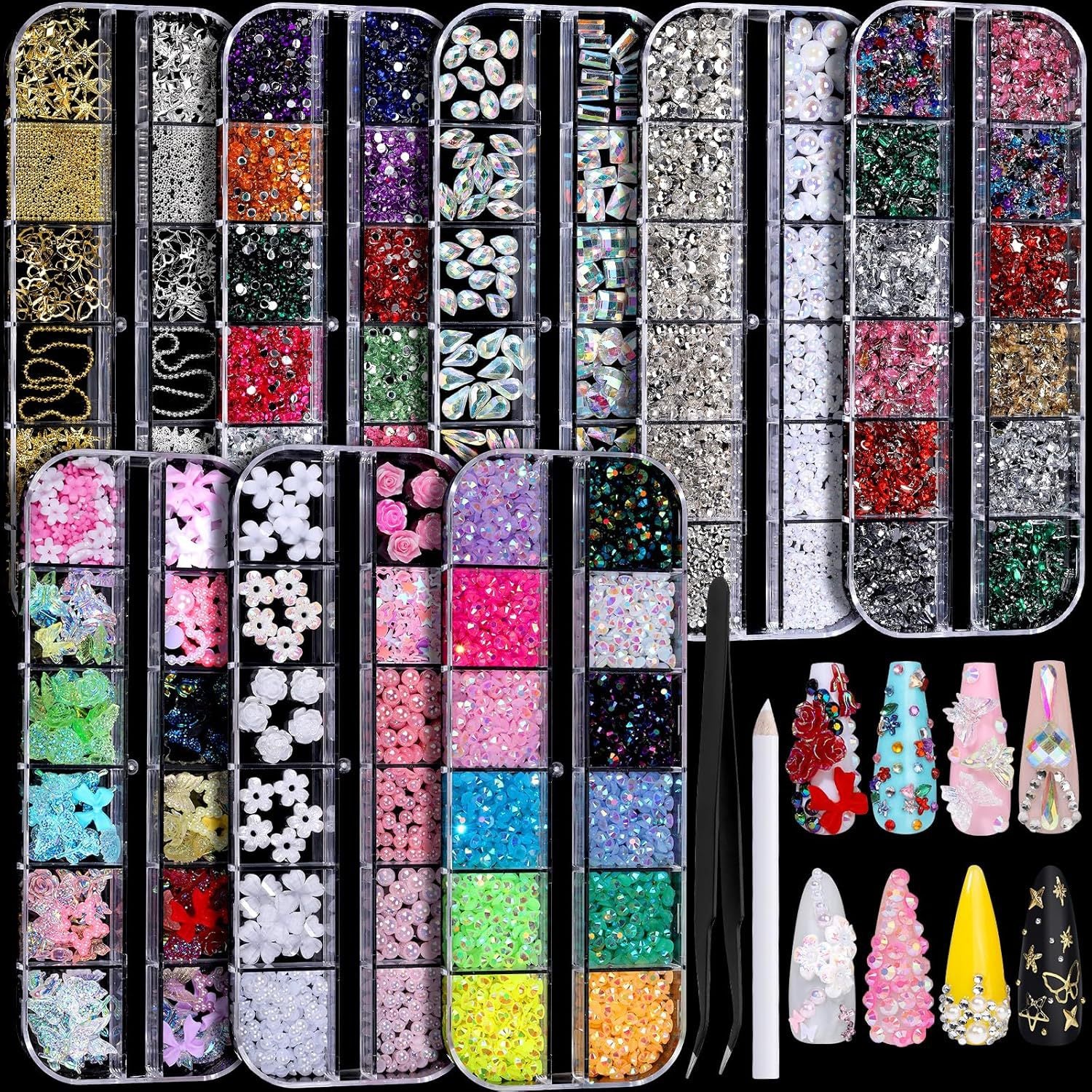 Horizon Nail Art Jewelry Set | All-In-One Embellishment Mix