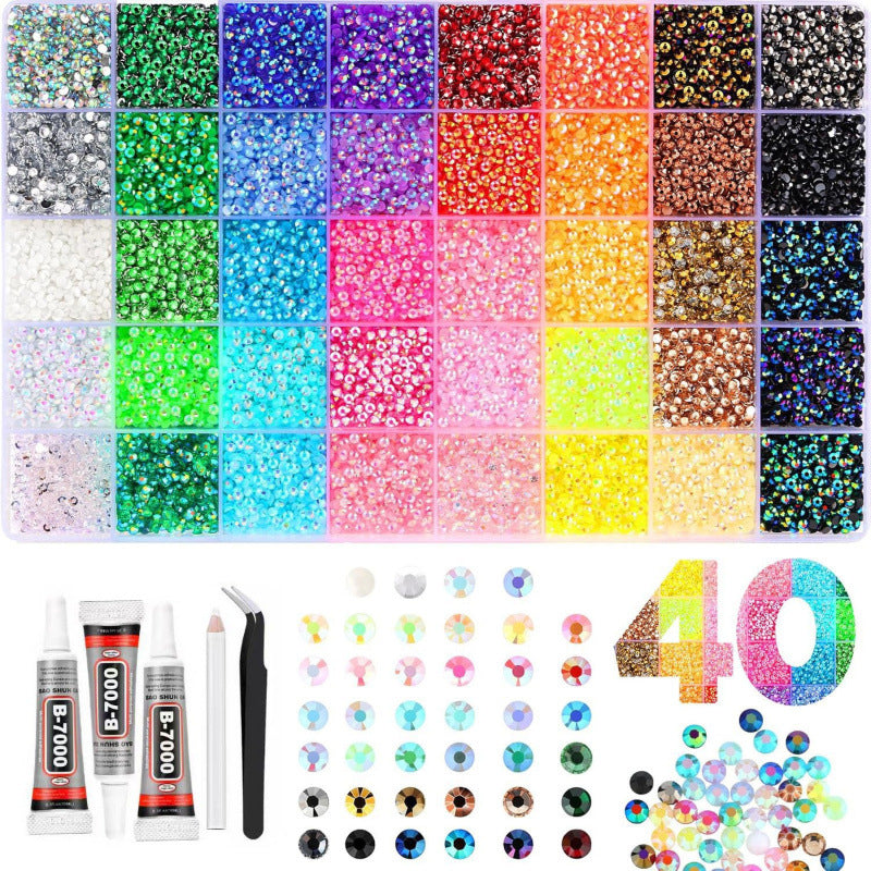 Prism Resin Rhinestone Mega Kit | Mixed Colors (15 to 42 Color Variations)