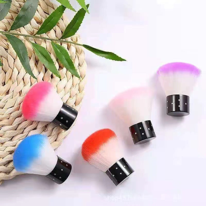 Mushroom Nail Dust Brush | Ultra-Soft Powder Cleaning Brush for Acrylic & Gel Nail Art