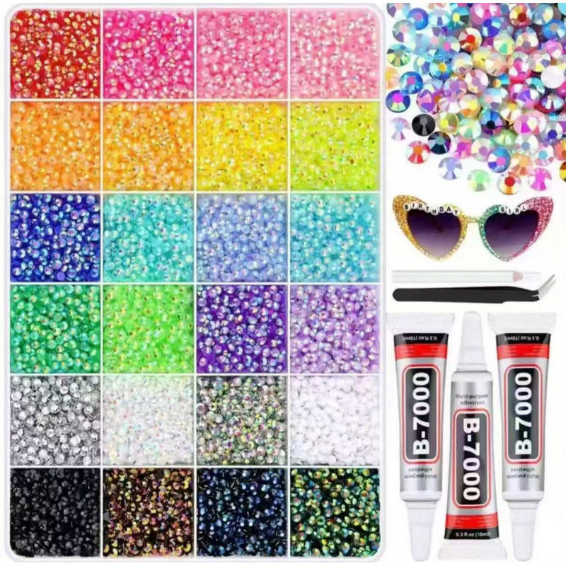 Prism Resin Rhinestone Mega Kit | Mixed Colors (15 to 42 Color Variations)