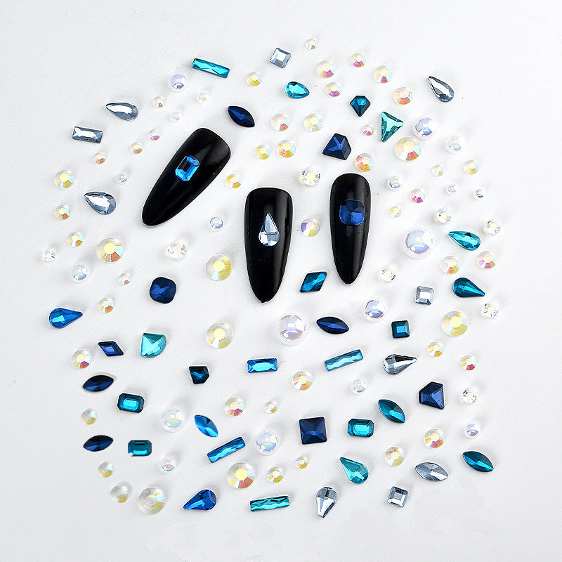 Aura Mixed Embellishment Gem Bags | Shaped Diamonds, Rhinestones & Pearls