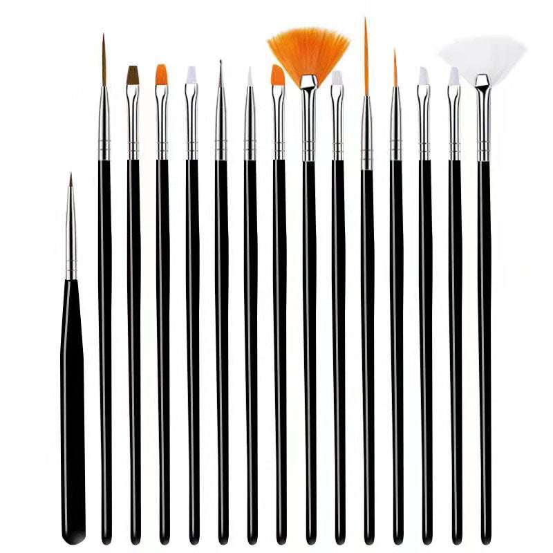 15 Piece Nail Art Brush Set | Take Your Mani To The Cosmos