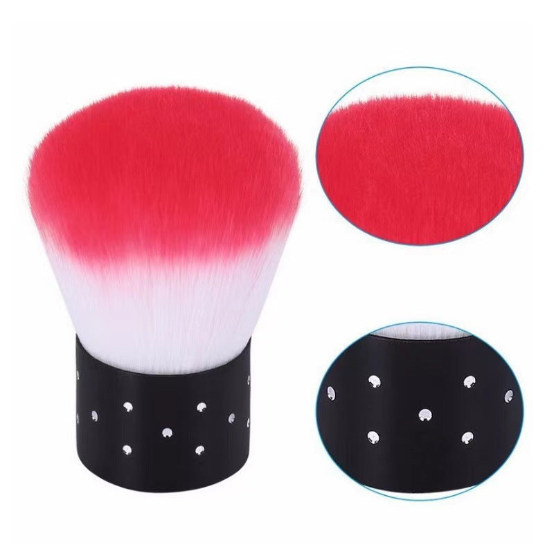 Mushroom Nail Dust Brush | Ultra-Soft Powder Cleaning Brush for Acrylic & Gel Nail Art