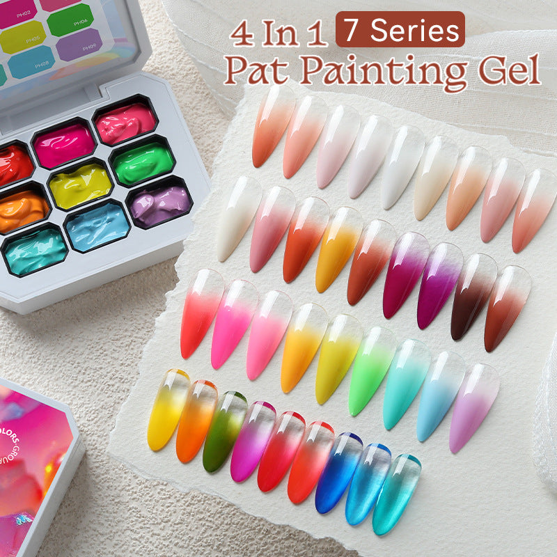 Cosmic Canvas Solid Painting Gel Palette