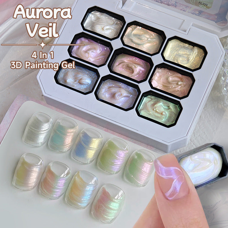 Cosmic Canvas Solid Painting Gel Palette