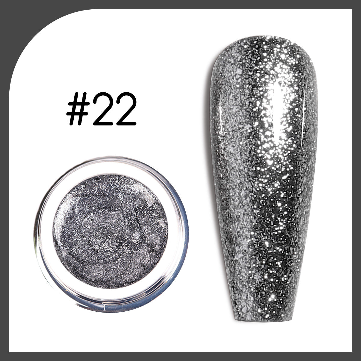 Starlight Platinum Gel | Glitter Gel Collection