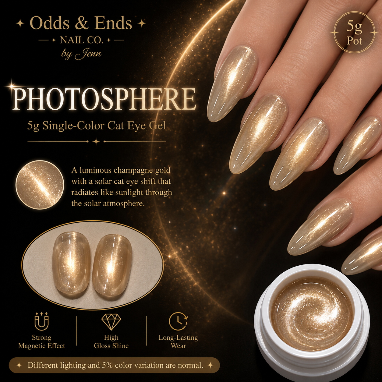 Wormhole Collection | 5g Single-Color Cat Eye Gels