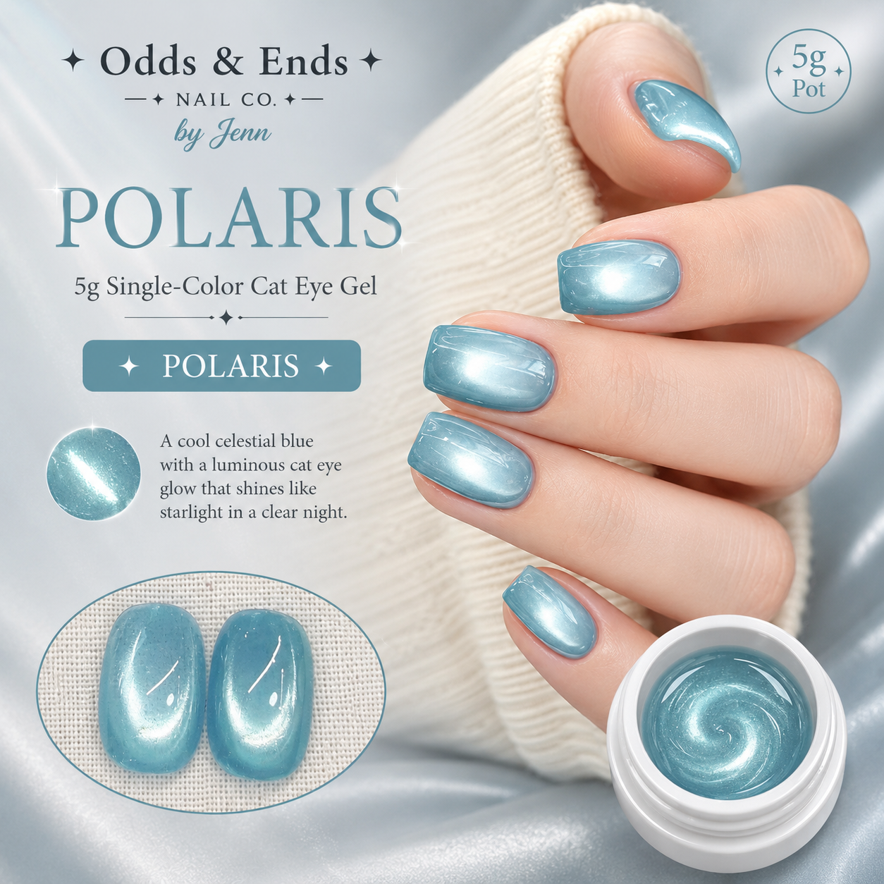 Wormhole Collection | 5g Single-Color Cat Eye Gels