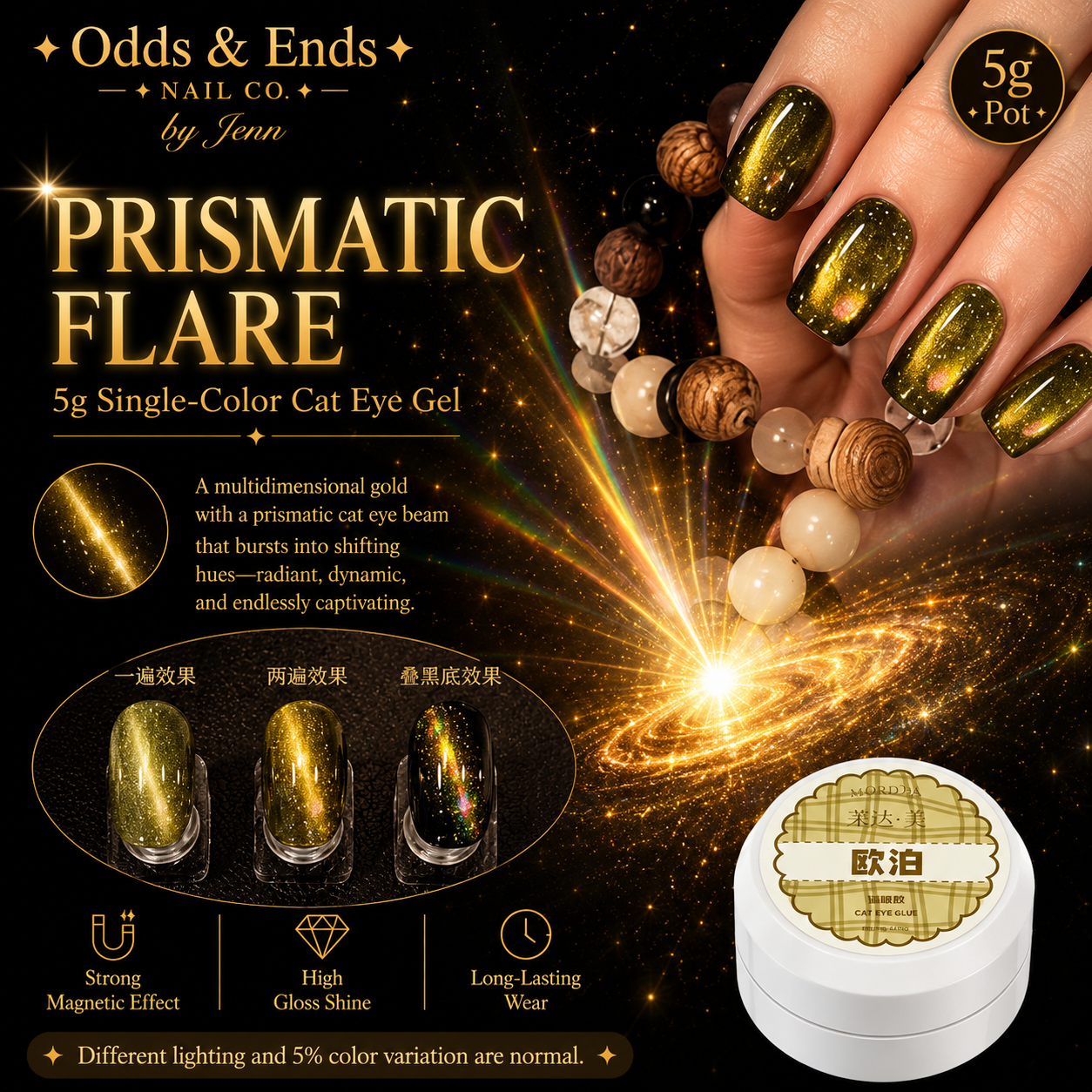 Wormhole Collection | 5g Single-Color Cat Eye Gels