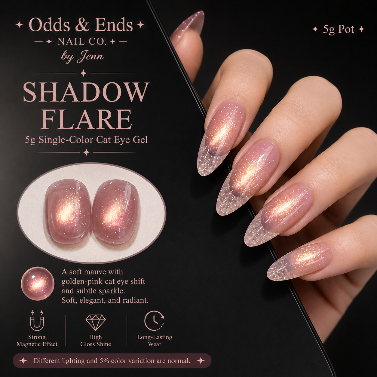 Wormhole Collection | 5g Single-Color Cat Eye Gels