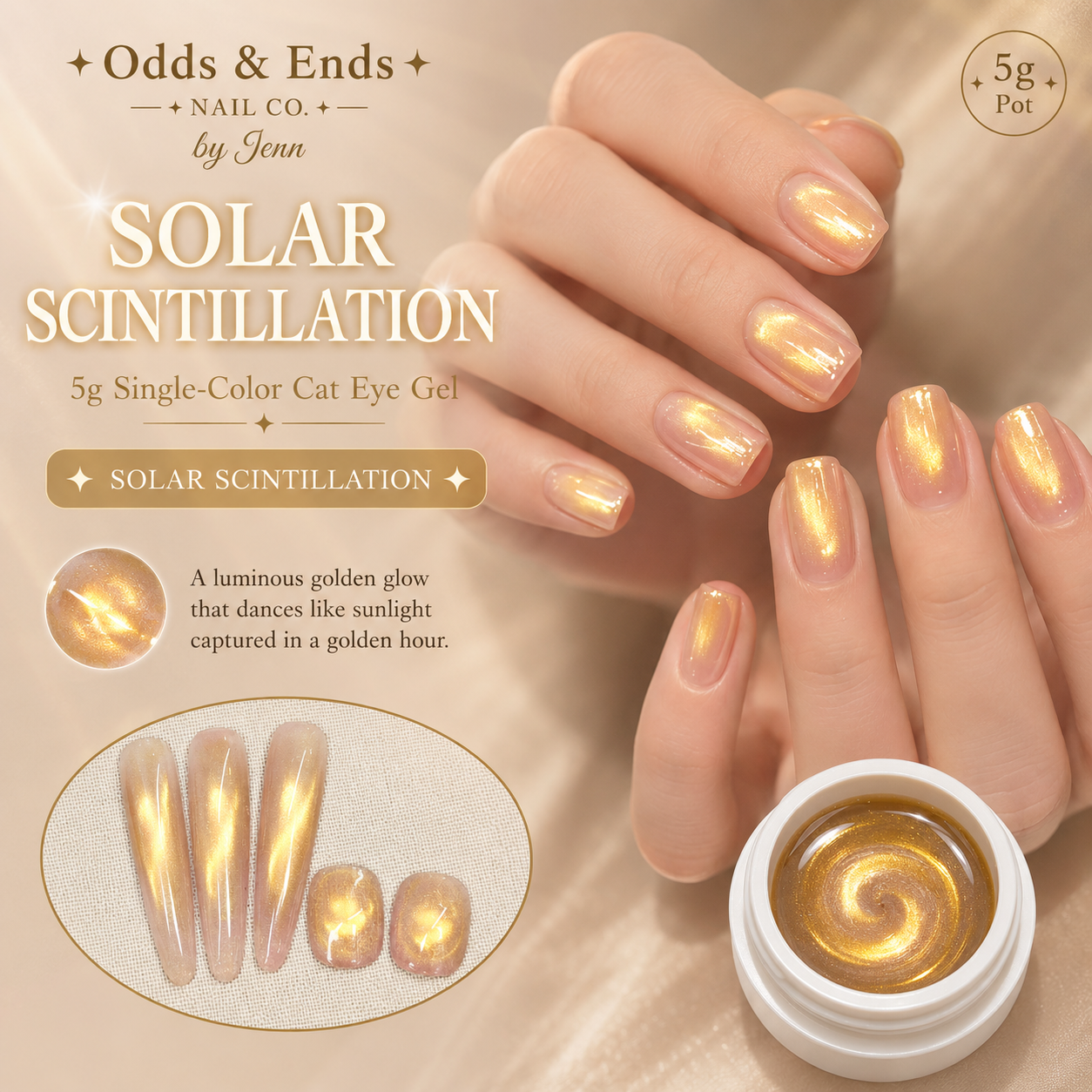 Wormhole Collection | 5g Single-Color Cat Eye Gels