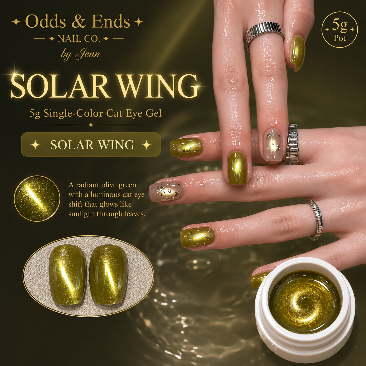 Wormhole Collection | 5g Single-Color Cat Eye Gels