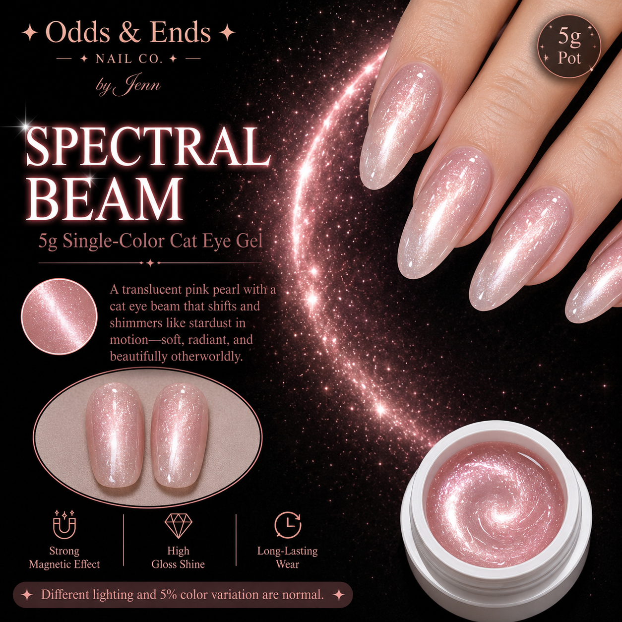 Wormhole Collection | 5g Single-Color Cat Eye Gels