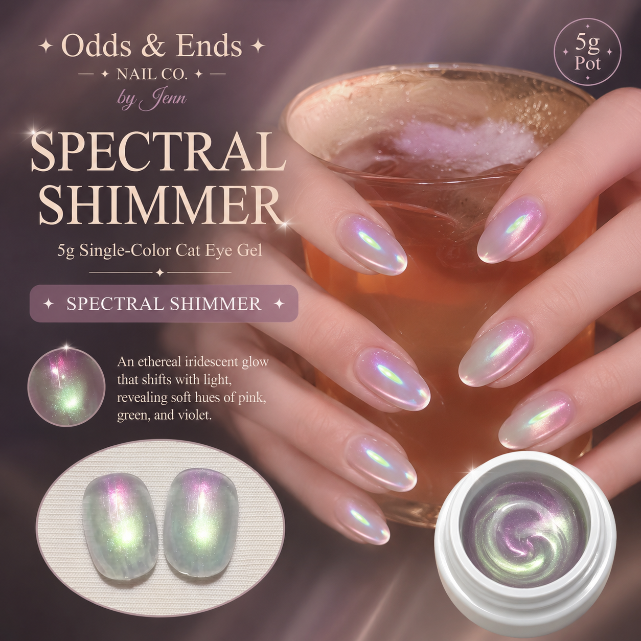 Wormhole Collection | 5g Single-Color Cat Eye Gels