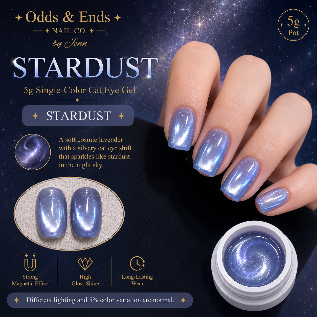 Wormhole Collection | 5g Single-Color Cat Eye Gels