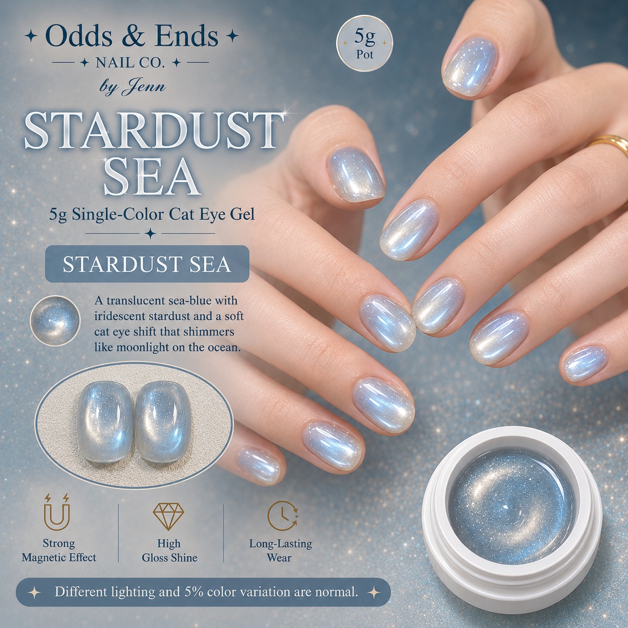 Wormhole Collection | 5g Single-Color Cat Eye Gels