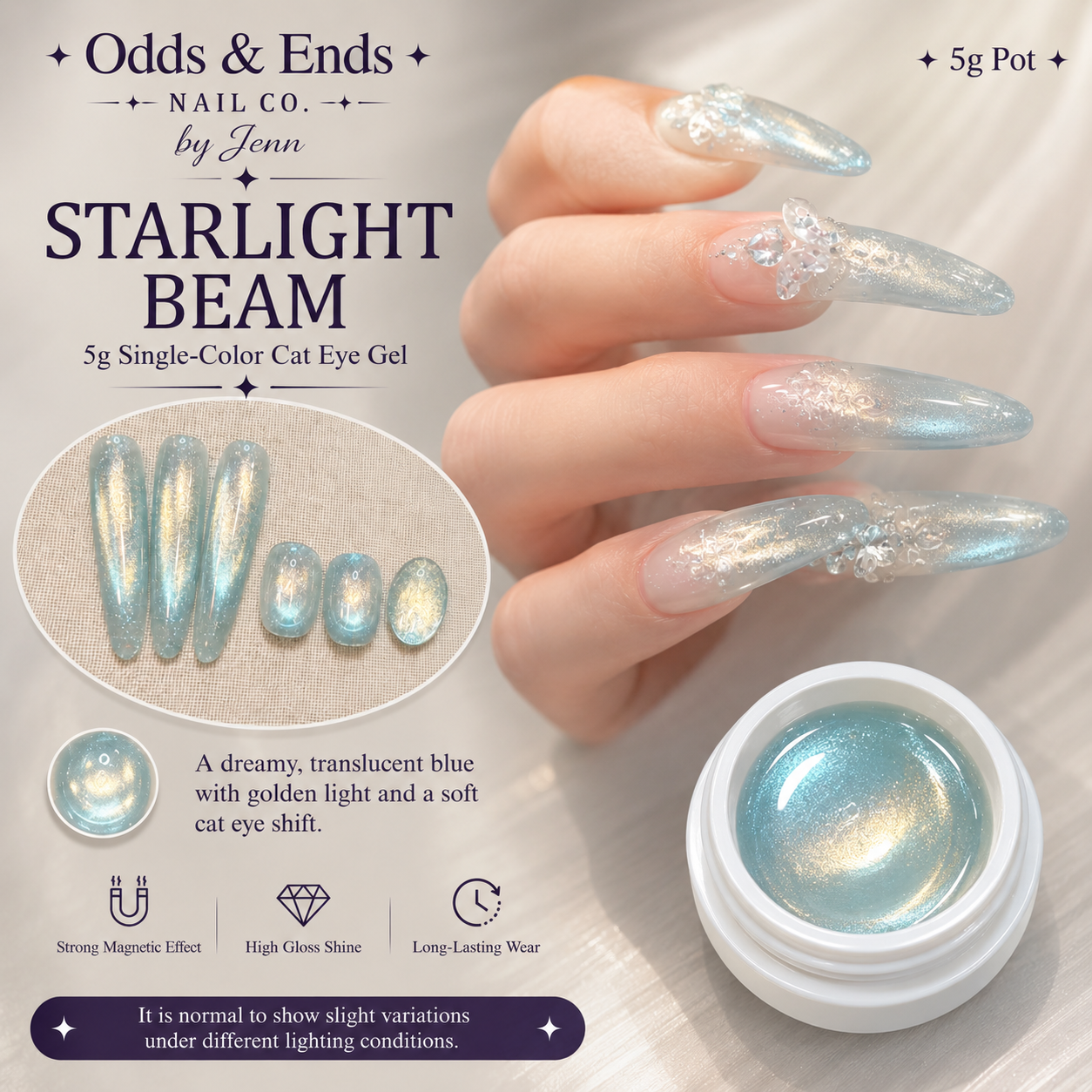 Wormhole Collection | 5g Single-Color Cat Eye Gels