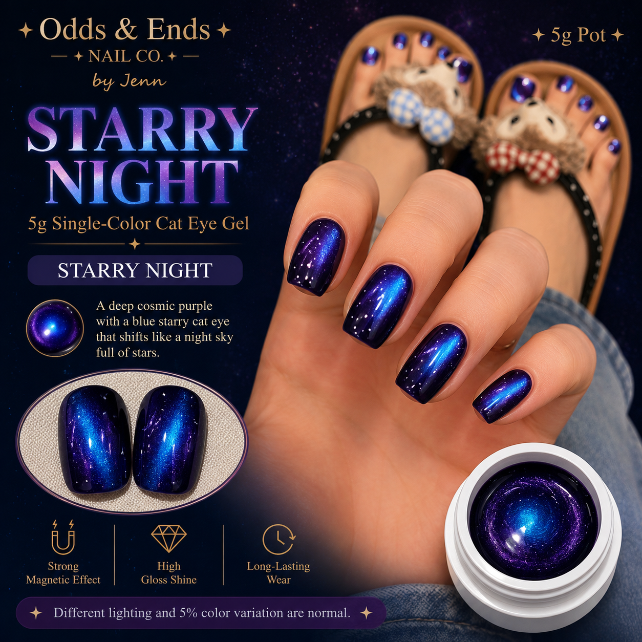 Wormhole Collection | 5g Single-Color Cat Eye Gels