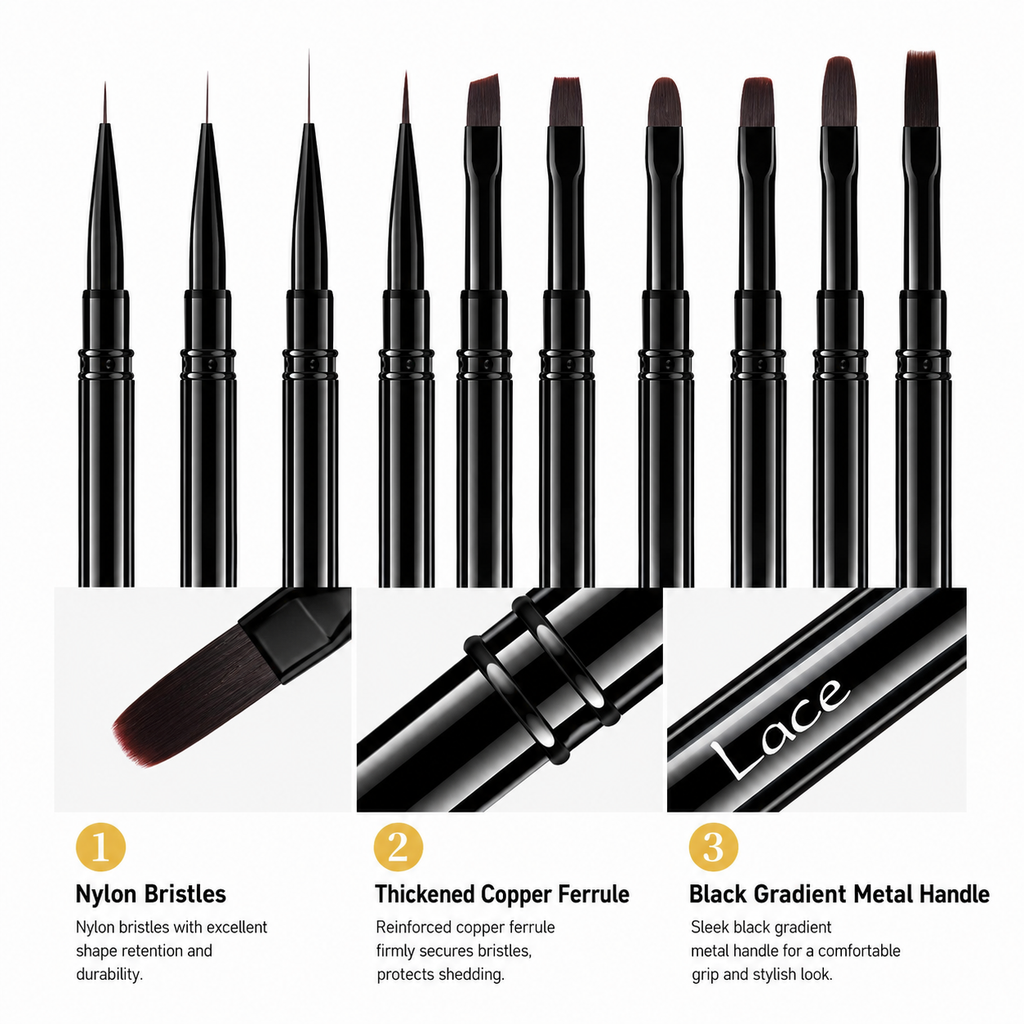 Nail Art Construction Brush & Pen Set | Paint Like The Stars