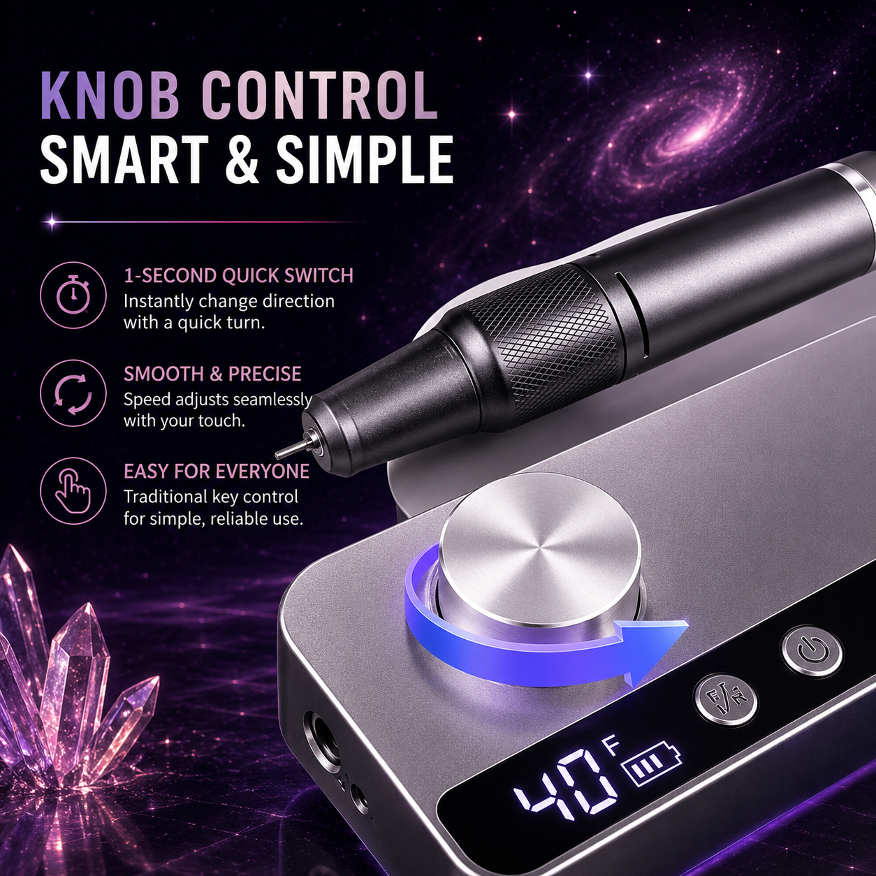 Yames M-50 Electric Nail Drill | Entry, Recommended & Upgraded Editions